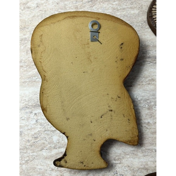 Vtg 1970s Owl Family Resin Foam Mold Wall Gallery Hangings Set of 4 MCM - Picture 4 of 11